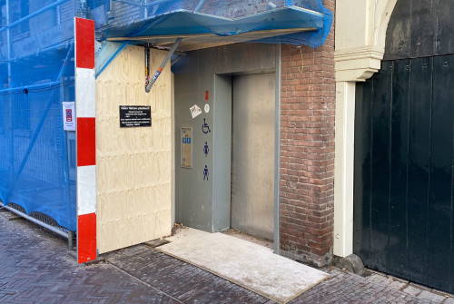 Mindervalidentoilet Kleine Overstraat Deventer tijdelijk niet te gebruiken